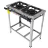 Fogão Industrial Inox FGI31 LD, FGI32 LD, FGI33 LD, FGI34 LD Em Linha Boca Chama Dupla - Image 2