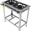 Fogão Industrial Inox FGI32 LM, FGI33 LM, FGI34 LM Em Linha Boca Chama Mista
