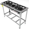 Fogão Industrial Inox FGI32 LM, FGI33 LM, FGI34 LM Em Linha Boca Chama Mista - Image 2
