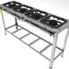 Fogão Industrial Inox FGI32 LM, FGI33 LM, FGI34 LM Em Linha Boca Chama Mista - Image 3