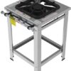 Fogão Industrial Inox FGI41 LD, FGI43 LD, FGI44 LD Em Linha Boca Chama Dupla