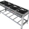 Fogão Industrial Inox FGI41 LD, FGI43 LD, FGI44 LD Em Linha Boca Chama Dupla - Image 3
