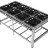 Fogão Industrial Inox FGI44 EM, FGI46 EM, FGI48 EM De Encosto Boca Chama Mista - Image 3